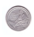 Moneda SUA 25 centi/quarter dollar 2016 D, Kentucky Cumberland Gap, stare buna, curata, America de Nord, Cupru-Nichel