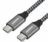 Cablu USB 3.2-C Gen 1 la USB type C T-T brodat 2m, ku31ct2, Oem