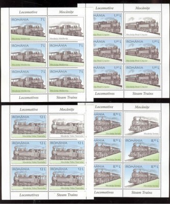 Transport, trenuri - Locomotive, mocănițe, minicoală de 5 timbre și 1 vinietă, 2018, LP 2208d, MNH foto