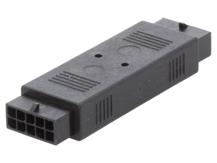 Conector cuplă cablu-cablu tată 10 pini