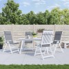 Set 6 Perne Scaun Spatar Inalt Gri 120x50x3 cm Oxford vidaXL, Impermeabile, Confortabile