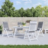 Set 6 Perne Scaun Spatar Inalt Gri 120x50x3 cm Oxford vidaXL, Impermeabile, Confortabile