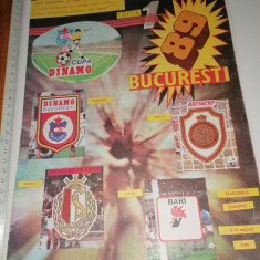 REVISTA DE COLECTIE FOTBAL - CUPA DINAMO 1989