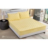 Cumpara ieftin Topper Saltea/Husa de pat matlasata si 2 fete de perne din catifea, cu elastic, model tip topper 180x200 - SPR531