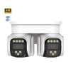 Camera de Supraveghere WIFI ,PTZ 360&deg;, TSS-LQ9-W, cu 2 Lentile , 4MP/4MP