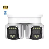 Camera de Supraveghere WIFI ,PTZ 360&deg;, TSS-LQ9-W, cu 2 Lentile , 4MP/4MP