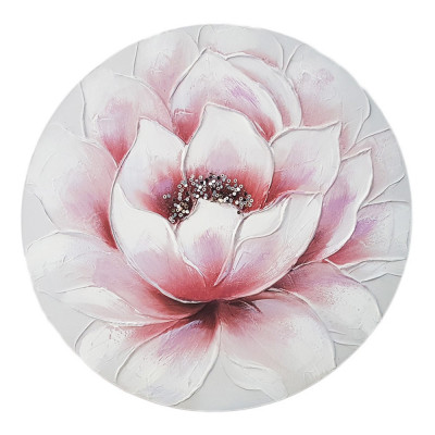 Tablou canvas White Pink Flowers 60 cm foto