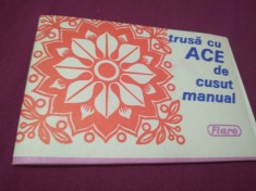 TRUSA DE ACE DE CUSUT M,ANUAL FLARO NOU PERIOADA COMUNISTA
