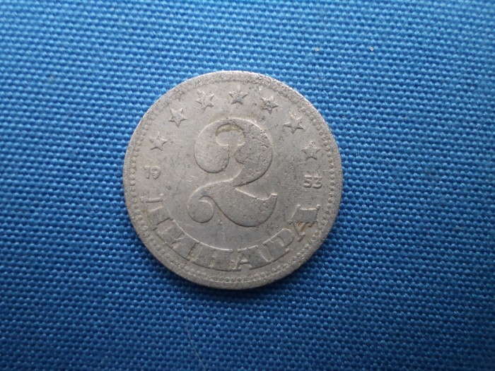 2 DINARI 1953 JUGOSLAVIA