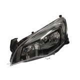 Far Opel Astra J, 09.2009-12.2012 (model 5usi/Sedan/Combi), partea stanga, tip bec H7+H7; cu lumini de zi, negru, cu motoras, Depo