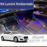 Lumini Ambientale Jaguar XE XFL 2016-2020 set complet control telefon sau sistem original CarStore Technology