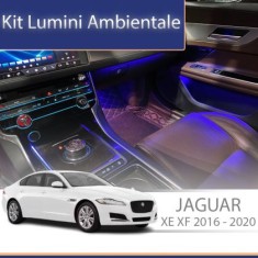 Lumini Ambientale Jaguar XE XFL 2016-2020 set complet control telefon sau sistem original CarStore Technology