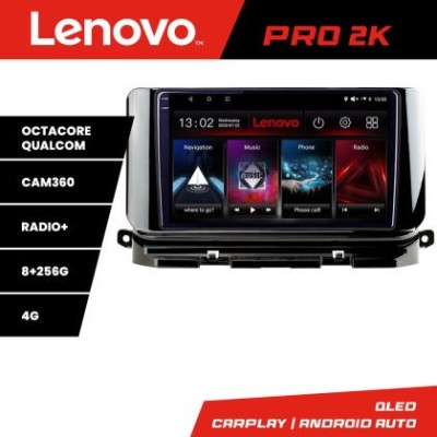 Navigatie Skoda Octavia 4 2020-2024 Android radio gps internet 8 core QLED 2K 8+256 360 Lenovo CarStore Technology foto