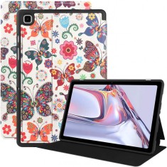 Husa de protectie flip Vovipo pentru Samsung Galaxy TAB A7 2020, 10.4 inchi, TPU, piele PU, multicolor