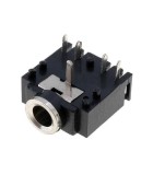 Conector 3.5mm stereo jack montabil pe panou cu intrerupator, Valueline