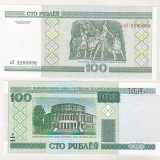 Bnk bn Belarus 100 ruble 2000 necirculata