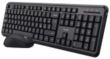 Cumpara ieftin Tastatura si mouse fara fir Trust Ody, Tastatura silentioasa cu Layout Italian - SECOND