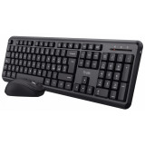 Tastatura si mouse fara fir Trust Ody, Tastatura silentioasa cu Layout Italian - RESIGILAT