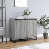 vidaXL Servante, 2 buc., gri sonoma, 40x35x70 cm, lemn prelucrat