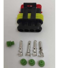 Set conector cablu Superseal 1.5 mama mufa 4 pin 4 pini inclusi + 4