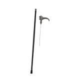 Cumpara ieftin Baston decorativ, Lion Stance, metalic, sabie interioara, 90 cm, negru