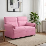 vidaXL Canapea 100% poliester, cadru din metal, MDF, placaj 42033895