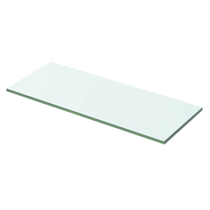 vidaXL Raft din sticlă transparentă, 50 x 15 cm 243818