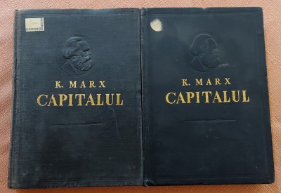 Capitalul Volumul 3, Partile 1 si 2, cartea a III-a. Editura de Stat Pentru Literatura Politica, 1953; 1955 - Karl Marx foto