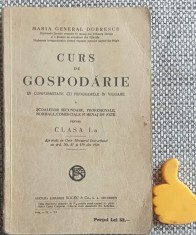 Curs de gospodarie pentru clasa a I-a - Maria General Dobrescu 1929