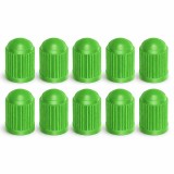 Cumpara ieftin Capace valva ventil auto moto velo, set 10 buc, plastic verde, universale 13x10 mm, protectie supapa anvelope