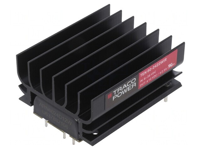 Convertor DC/DC 60W 18-36V la 12V/-12V