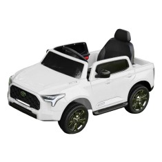 Masinuta electrica pentru copii, Toyota Tundra I-max Force, 12V 80W, echipata premium, alba