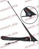 Antena Auto Universala cu Fir 380mm, Cablu 2m, Inclinatie 54 grade