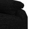 Fotoliu rabatabil, negru, material textil - 6