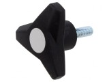 Buton de Reglare M8 Capac Gri 63mm