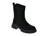 Ghete FLAVIA PASSINI negre, FC90001, din piele intoarsa