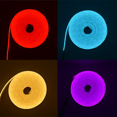Banda LED neon, flexibila, 4 modele, 5m foto