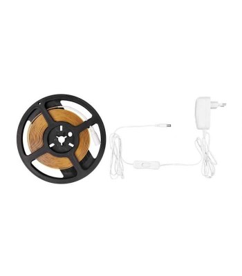 Banda LED COB Well lumina calda 3000K 12V 360 chip/m 5m cu driver 24W foto