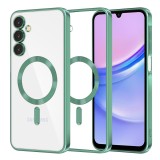 Husa premium Samsung Galaxy A15 4G Techsuit Luxury Crystal MagSafe, verde deschis
