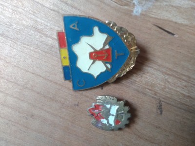 Insigne Pionieri CTA mare (stema sa se vada dimensiunea) foto