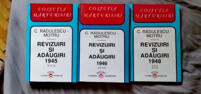 C. Rădulescu-Motru - Revizuiri și adaugiri (vol. 3, 4, 6) preț fix per volum foto