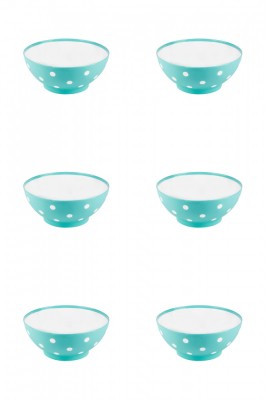 Set boluri, 6 piese, 350 ml, Plastic, Verde foto