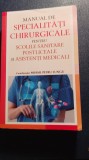 Manual de specialități chirurgicale pentru școlile sanitare