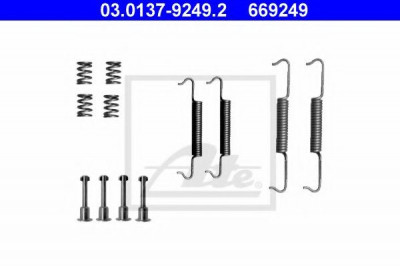 Set accesorii, saboti frana parcare PEUGEOT 406 (8B) (1995 - 2005) ATE 03.0137-9249.2 foto