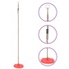 Leagan Copii Tip Placa vidaXL, 200 cm, Rosu, Franghie Ajustabila, Exterior, Max 100kg