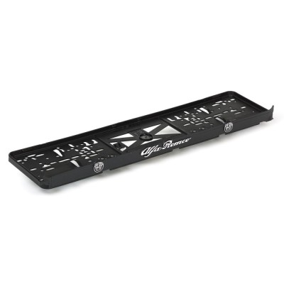 Set suport placute numar inmatriculare auto 3D (fata + spate) Alfa Romeo foto