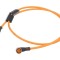 Cablu LUMBERG AUTOMATION RST 4-RKWT/LED R 4-1006/1M pentru senzori și automatizări, izolație PUR, 1m, 4 pini