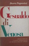 GESUALDO DI VENOSA (CU DEDICATIA AUTORULUI CATRE PICTORUL VAL GHEORGHIU)-DORU POPOVICI-252888