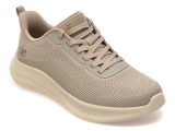 Pantofi sport SKECHERS gri, BOBS MODA FLEX, din material textil
