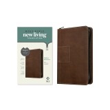 NLT Thinline Reference Zipper Bible, Filament Enabled Edition (Leatherlike, Atlas Rustic Brown)